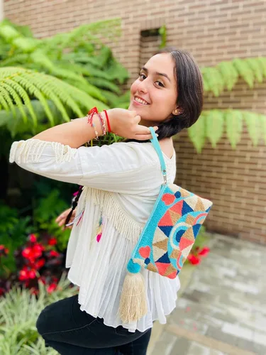 Vista 7 de Bolso cruzado para mujer, bolso cruzado hecho a mano, correa cruzada, bolso de yute, playa, bolso de hombro para mujer, bolso de verano