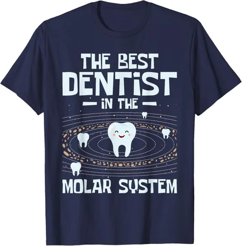 Vista 43 de El mejor dentista - Molar Teeth Dental Odontología DDS Camiseta Negro