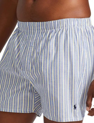 Vista 6 de POLO Ralph Lauren Men's Classic Fit Cotton Woven Boxers 3-Pack