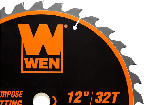 Vista 3 de WEN BL1232-2 - Juego de hojas de sierra profesional para carpintería de 12 pulgadas, 32 dientes y 80 dientes con punta de carburo, 2