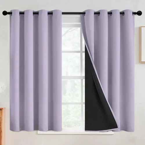 Vista 57 de SimpleHome - Cortinas opacas 100% para recámara, cortinas de ventana con ojales beige, con aislamiento térmico, cortinas de oscurecimiento
