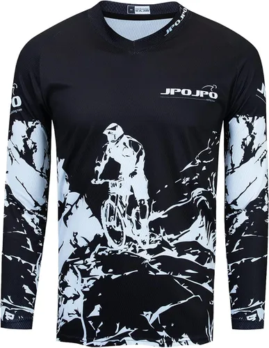 Vista 5 de JPOJPO Jersey MX Motocross Jerseys Dirt Bike Downhill Racing Camiseta de equitación verde, forro polar verde con licencia oficial de star wars