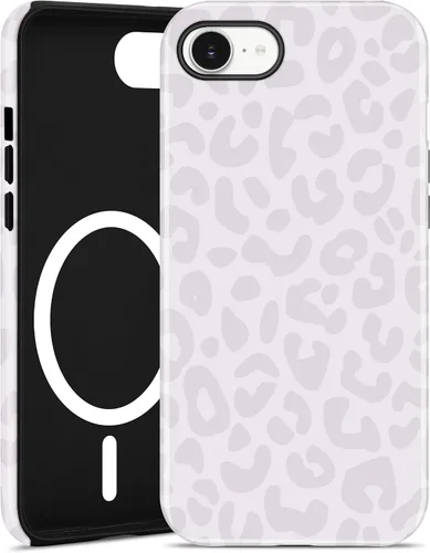 Vista 130 de Jusy Compatible con MagSafe Brown Tortoise Shell Print Phone Case para iPhone 7/8/SE, funda protectora magnética de lujo de TPU suave