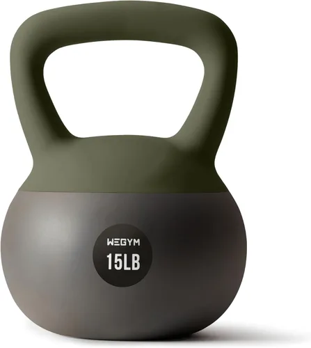 Vista 9 de WeGym Mancuernas suaves con base resistente a impactos acolchada y mango antideslizante de agarre ancho para entrenamientos en casa, levantamiento