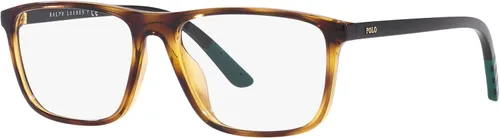 Vista 2 de Polo Ralph Lauren Ph2245u - Marco rectangular para gafas graduadas para hombre, Shiny HavanaDemo lente, 56 mm