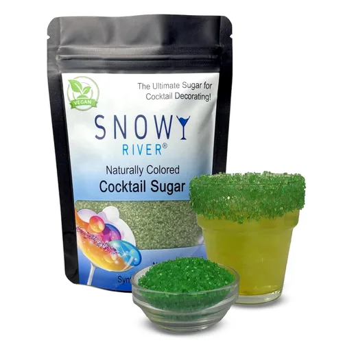 Vista 42 de Snowy River Americas Cocktail Sugar - Rimmer de cóctel Kosher todo natural, rojo, blanco y azul y recortador de café (americanas, bolsa de 1 libra)