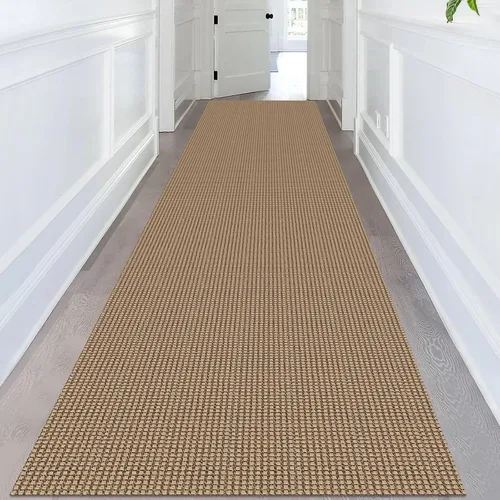 Vista 42 de KOZYFLY - Tapetes de pasillo, lavables, con respaldo de goma antideslizante, tapete de algodón para interiores, entrada, puerta trasera, habitación
