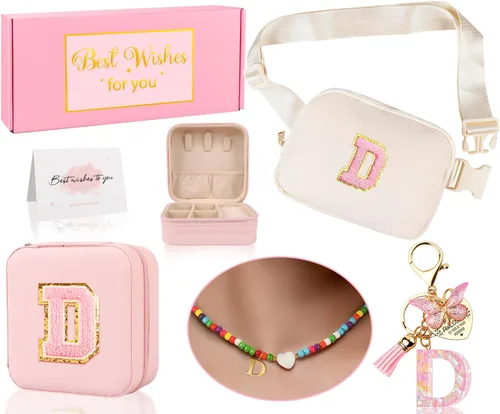 Vista 10 de Riñonera personalizada para niñas, Blanco Rosa, Small