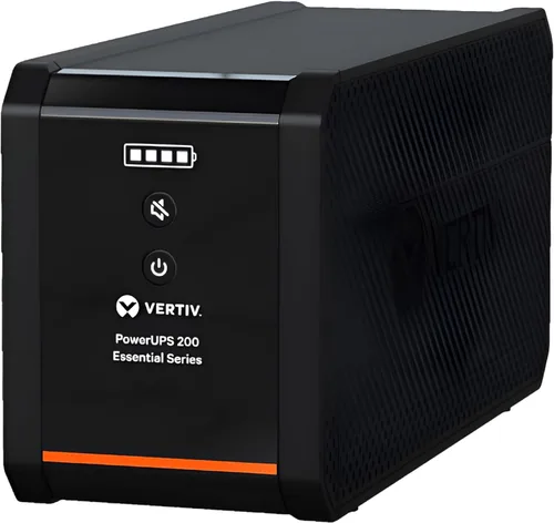 Vista 9 de Vertiv PSA6E-600LVT 600VA y 360W PowerUPS 200 Essential 120V Line Interactive Desktop UPS