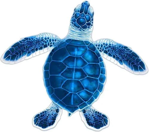 Vista 6 de Mosaico de porcelana para piscina estilo A para cría de tortugas (estilo A - 5 x 5 pulgadas, marrón)