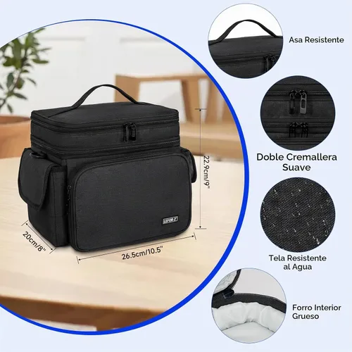 Vista 8 de LEFOR·Z Bolsa organizadora de suministros de costura pequeña