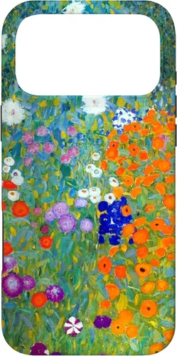 Vista 22 de Gustav Klimt Flower Garden Case for iPhone 16
