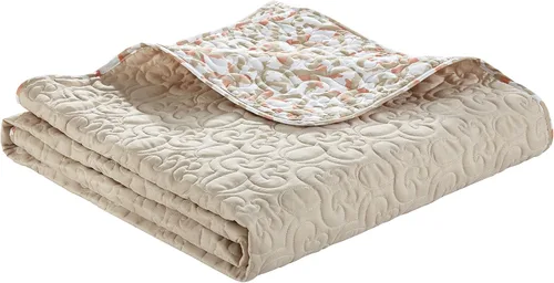 Vista 3 de Chic Home QS3436-AN Anat - Juego de edredón de 5 piezas, tamaño King, color blanco y blanco Apagado/blanco