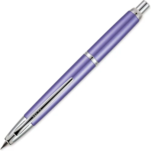 Vista 11 de Decimo pluma fuente retráctil, borgoña, rodio (Burgundy/Rhodium)