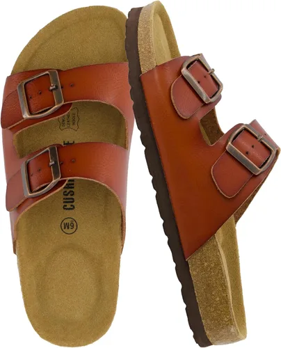 Vista 17 de CUSHIONAIRE Lane Cork Slide Women's Sandals, Comfortable Sandals for Women Negro