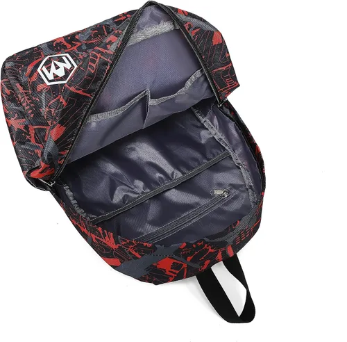 Vista 5 de Bluboon Mochila preescolar para niños y niñas, bolsas escolares para niños y niñas, bolsas escolares para jardín de infantes, Rojo Cool Boy