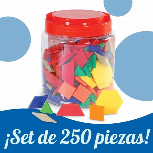 Vista 3 de Learning Resources. bloques plásticos con patrones (juego de 250)