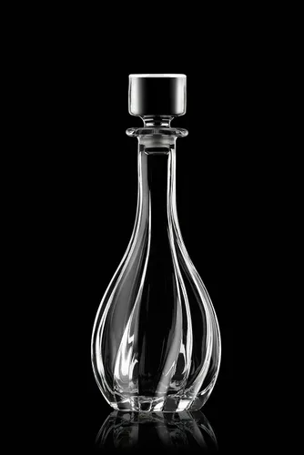 Vista 3 de Decantador de vino de cristal con tapón - jarra - para rojo - blanco - vino - vidrio de cristal 30 onzas - Hecho en Europa - por Barski