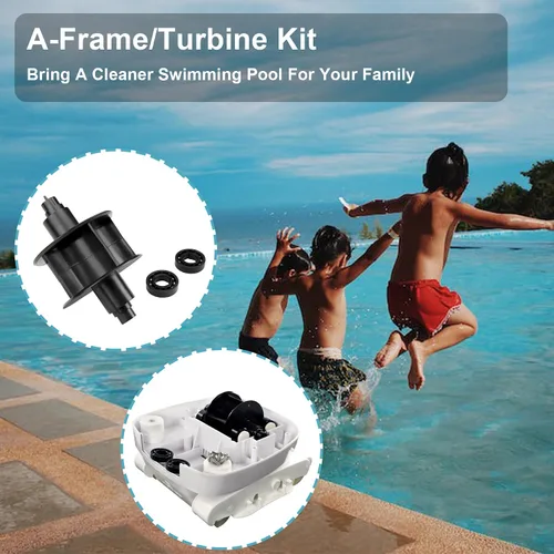 Vista 6 de AXV621DAT - Kit universal de turbina con marco A, compatible con Hayward Aquabug Navigator Pro Wanda The Whale Diver Dave Poolvac XL Pool Vac