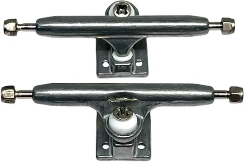 Vista 3 de LEEFAI Pro Camiones de Fingerboard 29/32/34/36mm G4-Color Metal Bruto Invertido Kingpin con Hardware (26mm)