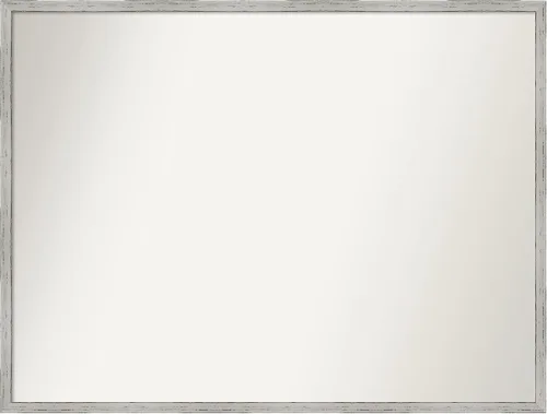 Vista 252 de Amanti Art Espejo de baño blanco para sobre el fregadero, 22 x 45 pulgadas, espejo de tocador rectangular blanco Lucie, marco de madera moderno