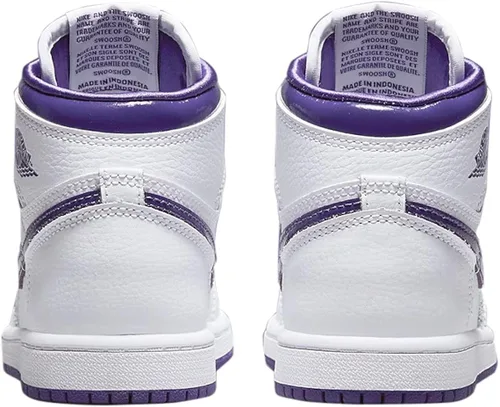 Vista 5 de Jordan 1 High Retro Court Púrpura Pre Escuela CU0449-151