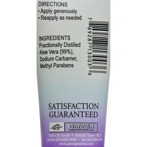 Vista 2 de Georges Aloe Vera Gel - 3 oz