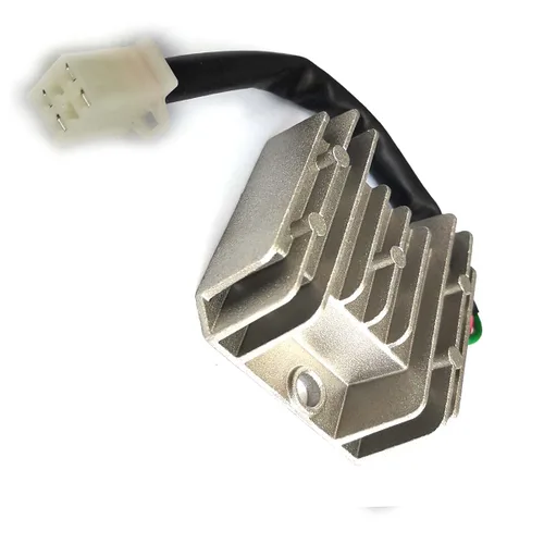 Vista 6 de DEVMO Regulador de voltaje rectificador de onda completa de 4 cables, 4 pines, 12 V, universal, compatible con motocicletas Pit Dirt Bike Quad CG125