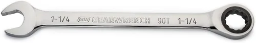 Vista 18 de GEARWRENCH Llave combinada de trinquete de 1" con arco oscilante de 4 grados y 12 puntos - 86953