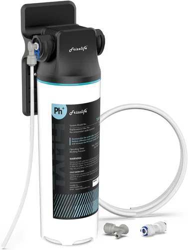 Vista 8 de Frizzlife TAM3 Filtro de agua en línea debajo del fregadero - Remineralización alcalina PH+, Certificado NSF/ANSI 42, Ajusta el sabor y el PH