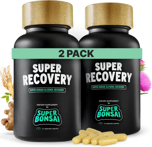 Vista 7 de SuperBonsai Cápsulas de súper recuperación para después de la celebración y el alivio matutino, apoyo holístico totalmente natural, 3 cápsulas