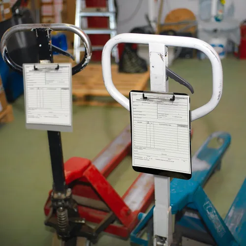 Vista 5 de Officemate Portapapeles magnético de aluminio con clip de perfil bajo, plata (83217)