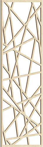Vista 94 de Conway Paneles de pared decorativos de madera con calado, 9 3/8 pulgadas de ancho x 24 3/8 pulgadas de alto x 1/4 de alto, aliso