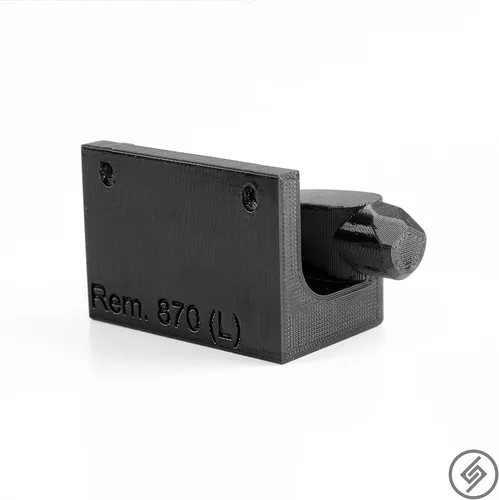 Vista 3 de Spartan Mounts para Remington 870 Sistema de organización de almacenamiento de exhibición de escopeta de pared Diseño único de perfil bajo