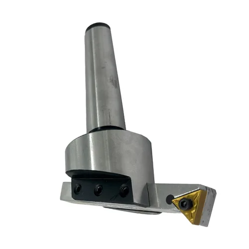 Vista 8 de Cortador de moscas de diámetro de cabeza de 2" pulgadas (1.969 in) para fresado y máquina de torno con broca de inserción de carburo reemplazable