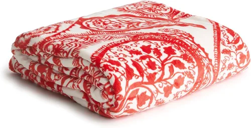 Vista 9 de Vera Bradley cobija de felpa extragrande para mujer, Individual/individual XL