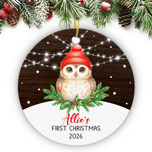 Vista 19 de Adorno de conejito de bebé, adorno personalizado con nombre y año para recién nacido 2026, decoración de conejo de Navidad personalizada, regalo