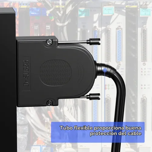 Vista 7 de Paquete de 2 adaptadores serie de conectores DB25 sin necesidad de soldadura D-SUB Adaptador RS232 hembra de 25 pines a conector terminal Módulo