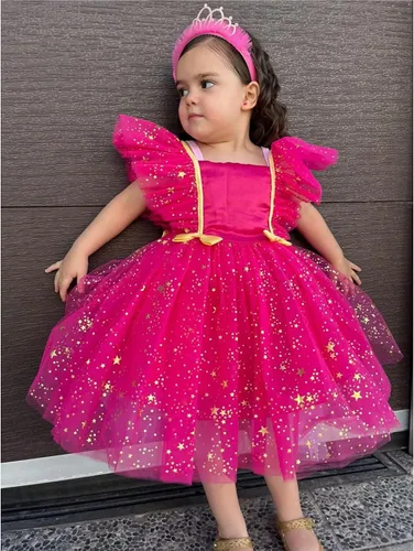 Vista 7 de HNXDYY Vestido para niña pequeña, vestido de fiesta de cumpleaños de princesa para bebé