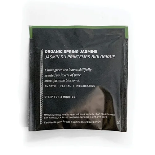 Vista 2 de Mighty Leaf Tea Company - Jazmín de primavera de montaña, 15 bolsas de té - 1.32 oz