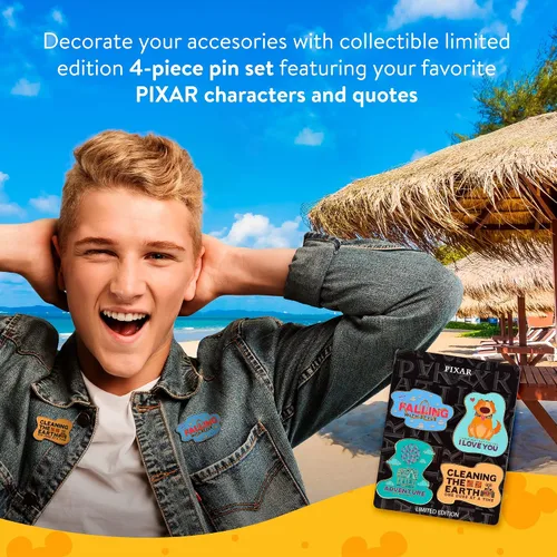 Vista 3 de Disney Pixar Enamel Pin Set Pack of 4 Pieces 175 Limited Edition Collectors Pins
