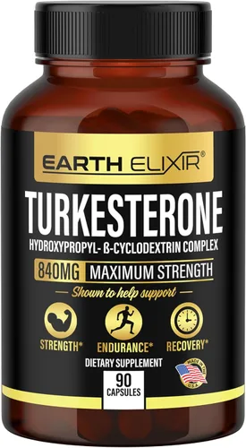 Vista 6 de Turkesterone 840 mg – Apoyo natural de testosterona – Suplemento de turkesterona 100% puro para hombres y mujeres – Extracto de Ajuga Turkestanica