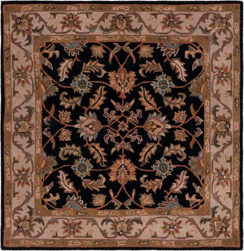Vista 36 de Safavieh colección Heritage HG628A - tapete oriental tradicional hecho a mano de lana verde oscura y dorada, Lana, negro / beige (Black/ Beige)