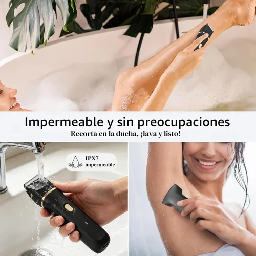 Vista 4 de Recortadora de bikini depilación facial para mujeres maquinilla de afeitar