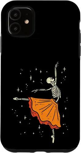Vista 8 de Funda para iPhone 13 Pro Dancing Skeleton Ballerina Ballet Dance Halloween Girl Women Case