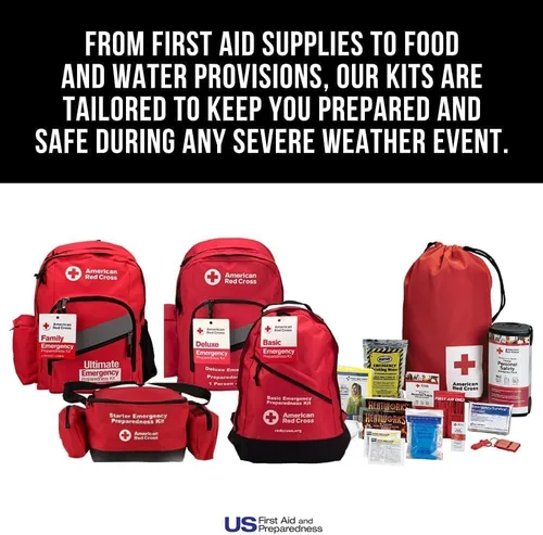Vista 4 de American Red Cross Producto con licencia oficial, kit de primeros auxilios para 50 personas, 216 piezas de suministros médicos de emergencia