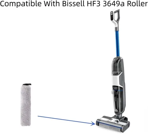 Vista 2 de Rodillo de cepillo compatible con accesorios de repuesto para aspiradora Bissell Crosswave HF3 3649A