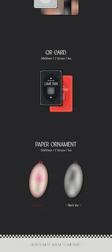 Vista 4 de Jeon Somi Game Plan EP Álbum NEMO NEMO Versión Negro+7p Concept PhotoCard+1p Selfie PhotoCard+1p QR Card+1ea Adorno de Papel 1Ea+Seguimiento Sellado
