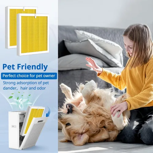 Vista 6 de Filtro G3 para el cuidado de mascotas compatible con AME G3 Sferf-30 (FXAP2W) purificador de aire para VEWIOR ClearAir-A3 Filtro purificador de aire
