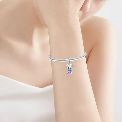 Vista 259 de Abalorios de plata de ley 925 con letras de la A ~ Z, para pulseras, collares, Día de San Valentín, Día de la Madre, joyería regalos para mujeres